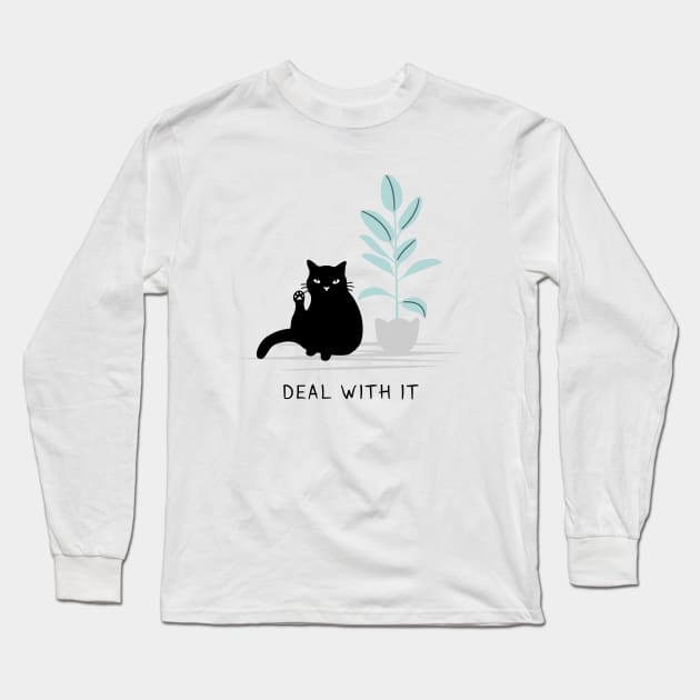 Cats and Legs Long Sleeve T-Shirt by runcatrun